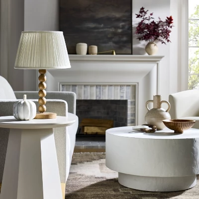 Turned Wood Stick Lamp Base Brown - Threshold™ Designed With Studio McGee 2 Turned Wood Stick Lamp Base Brown - Threshold™ Designed With Studio McGee - Image 2