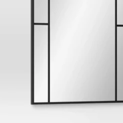 24"x 36" Window Pane Wall Mirror Black - Threshold™: Modern Style, Rounded Rectangle, No Assembly Required 5 24"x 36" Window Pane Wall Mirror Black - Threshold™: Modern Style, Rounded Rectangle, No Assembly Required -Threshold GUEST 0b2a18a6 c7a0 4663 be5b a9ab00c11d9b