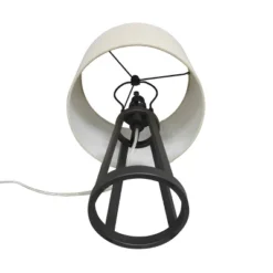 Medium Modern Industrial Assembled Table Lamp Black - Threshold™: UL Listed, Cotton-Linen Shade, Metal Body, No Bulb Included 17 Medium Modern Industrial Assembled Table Lamp Black - Threshold™: UL Listed, Cotton-Linen Shade, Metal Body, No Bulb Included -Threshold GUEST 14d7539a d56e 4388 8479 ad297f165b65