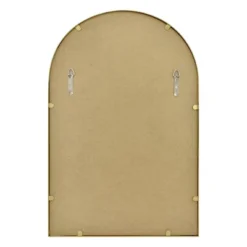 20" X 30" Arched Metal Wall Mirror Brass - Threshold™ -Threshold GUEST 1ec84fa7 7875 45c1 a2e8 89ea7099627f