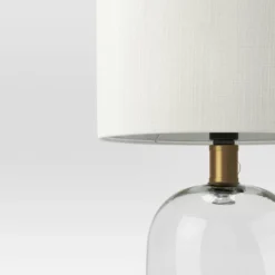 Glass Cylinder Mini Table Lamp With Open Base Clear - Threshold™ 6 Glass Cylinder Mini Table Lamp With Open Base Clear - Threshold™ -Threshold GUEST 1f14c873 4b74 4c73 a623 c80d2dde31a2