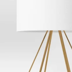 21.5"x11" Large Geo Table Lamp Brass - Threshold™ -Threshold GUEST 21bb2ae5 9400 47de 9c5d 54aeec51a56a