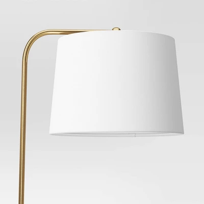 New Traditional Downbridge Floor Lamp Brass - Threshold™ 3 New Traditional Downbridge Floor Lamp Brass - Threshold™ - Image 3