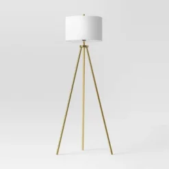 Ellis Tripod Floor Lamp Brass - Threshold™ 9 Ellis Tripod Floor Lamp Brass - Threshold™ -Threshold GUEST 263804f4 23df 4efe ae72 a07eedaf8c93