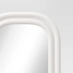 25"x65" Textured Floor Mirror White - Threshold™ -Threshold GUEST 2816bdf6 06cc 4334 90f0 ab7752e6b3ac