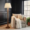 Mid Tone Wood Floor Lamp - Threshold™