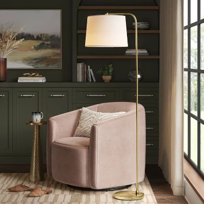 New Traditional Downbridge Floor Lamp Brass - Threshold™ 1 New Traditional Downbridge Floor Lamp Brass - Threshold™