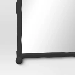 24"x33" Decorative Forged Metal Wall Mirror Black - Threshold™ -Threshold GUEST 484ea9ee 6573 494c badb 2de61335bb5d