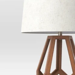 Large Wood Geo Assembled Table Lamp - Threshold™ 7 Large Wood Geo Assembled Table Lamp - Threshold™ -Threshold GUEST 4e826a9e 70e6 444a b5c1 561396ae69fb