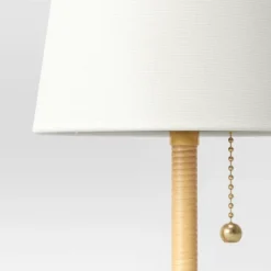 Mini Rattan Wrap Stick Table Lamp Brass - Threshold™ 6 Mini Rattan Wrap Stick Table Lamp Brass - Threshold™ -Threshold GUEST 63dbdd05 9611 477a a830 058260853096