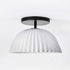 Scalloped Semi-Flush Mount Ceiling Light - Threshold™ Designed With Studio McGee 8 Scalloped Semi-Flush Mount Ceiling Light - Threshold™ Designed With Studio McGee -Threshold GUEST 6b50e049 4ed7 42c0 b38a 9b5300cd63a6