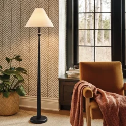 Textured Cast Metal Floor Lamp - Threshold™