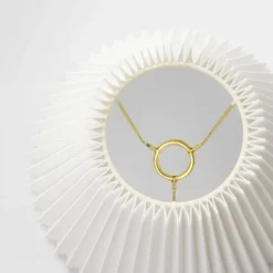 Tapered Lamp Shade With Knife Pleat White - Threshold™ Designed With Studio McGee -Threshold GUEST 70ebe45d 1244 4490 87eb 4bd48d4a7f78