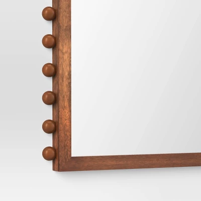 25"x65" Carved Beaded Floor Mirror - Threshold™ 3 25"x65" Carved Beaded Floor Mirror - Threshold™ - Image 3