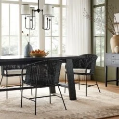 Threshold 9 4-Arm Chandelier With Trim Shades Black - Threshold™ Designed With Studio McGee