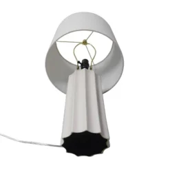 24.75"x13" Ribbed Ceramic Table Lamp Cream - Threshold™: Bedside, Nightstand, No Assembly Required -Threshold GUEST 96af7f5c 5062 4a6a 8dda f9010b16724c