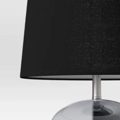 Smoked Glass Table Lamp Black (Includes LED Light Bulb) - Threshold™ 5 Smoked Glass Table Lamp Black (Includes LED Light Bulb) - Threshold™ -Threshold GUEST 98601f77 85c9 4f8f 8da7 81ac1ada24e3