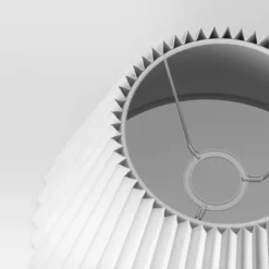 Small Pleated Lamp Shade White - Threshold™: Empire Shape, Cotton/Nylon, 7" H -Threshold GUEST aca8373e affe 4fef 83f4 502efb609ad3