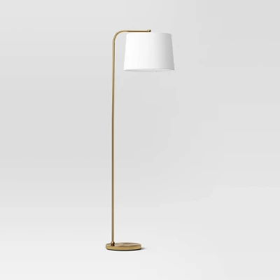New Traditional Downbridge Floor Lamp Brass - Threshold™ 4 New Traditional Downbridge Floor Lamp Brass - Threshold™ - Image 4