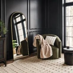 25"x65" Metal Tube Floor Mirror Gold - Threshold™