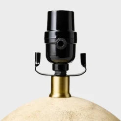 Round Faux Wood Lamp Base Brown - Threshold™ Designed With Studio McGee -Threshold GUEST d4da6b5e c776 4d67 939e cfbfcda618c3