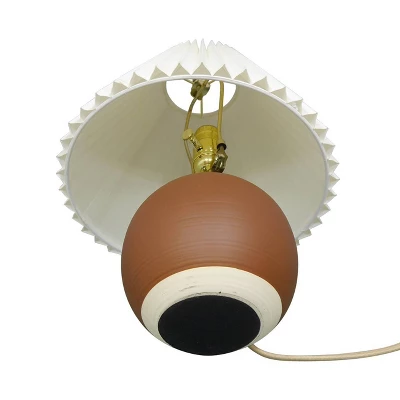 Oval Table Lamp With Pleated Shade (Includes LED Light Bulb) Red - Threshold™ Designed With Studio McGee 9 Oval Table Lamp With Pleated Shade (Includes LED Light Bulb) Red - Threshold™ Designed With Studio McGee - Image 9