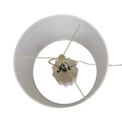 24.75"x13" Ribbed Ceramic Table Lamp Cream - Threshold™: Bedside, Nightstand, No Assembly Required -Threshold GUEST e95a39af 2643 48c1 bec3 ed7ac2811b44