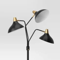 70"x36" 3-Head Floor Lamp Black - Threshold™: Adjustable, ETL Listed, Metal Shades, No Tools Assembly 5 70"x36" 3-Head Floor Lamp Black - Threshold™: Adjustable, ETL Listed, Metal Shades, No Tools Assembly -Threshold GUEST fabd57e4 6304 4443 8548 528299be427a 1