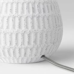 Ceramic Textured Table Lamp Base White - Threshold™ 5 Ceramic Textured Table Lamp Base White - Threshold™ -Threshold GUEST fc9f4ede e288 4863 a616 ae078ed887a0